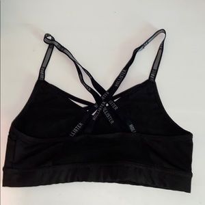 Hollister strappy sports bra with mesh detailing